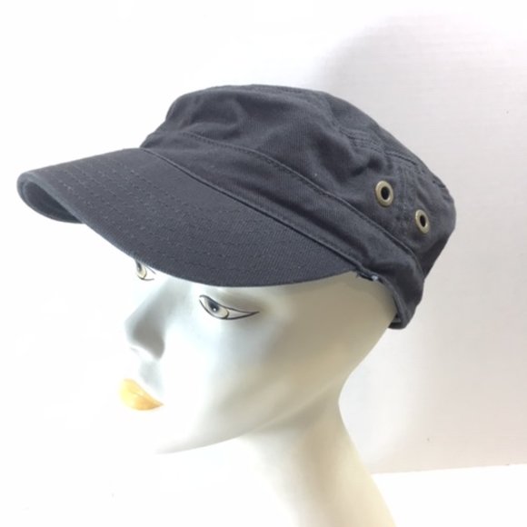 GAP Military Style Baseball Cap Cotton Hat Dark Green/Brown S/M - Picture 1 of 7